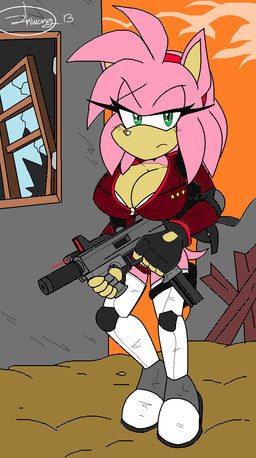 2013 akatsukishiranui-fox amy_rose anthro big_breasts bipedal breasts cleavage clothed clothing female gun hedgehog mammal ranged_weapon rifle sega solo sonic_(series) weapon
Rating: Questionable
Score: 2
User: Robinebra
Date: January 17, 2015 2013 akatsukishiranui-fox amy_rose anthro big_breasts bipedal breasts cleavage clothed clothing female gun hedgehog mammal ranged_weapon rifle sega solo sonic_(series) weapon
Rating: Questionable
Score: 2
User: Robinebra
Date: January 17, 2015