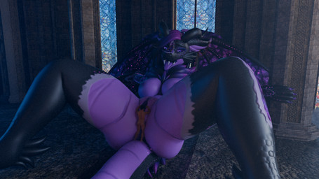 anal anthro arm_tuft boss_fight breasts cheek_tuft claws cunnilingus dominant dominant_human dominant_male duo elbow_tuft facial_tuft fangs female first_person_view gameplay_mechanics genitals glowing glowing_eyes hair horn larger_female larger_sub looking_at_viewer male male/female moan neck_tuft nipples nude oral pillar purple_body purple_eyes purple_hair purple_nipples sex size_difference smaller_male spread_legs spread_vulva spreading stained_glass standing_on_tail submissive submissive_anthro submissive_female tail teeth text tuft vaginal vulva wings retro_raptor foxipaws_(modeler) mythology jace_rodyn dragon human mammal mythological_creature mythological_scalie scalie 16:9 3d_(artwork) blender_(artwork) blender_cycles_(artwork) digital_media_(artwork) english_text hi_res widescreen