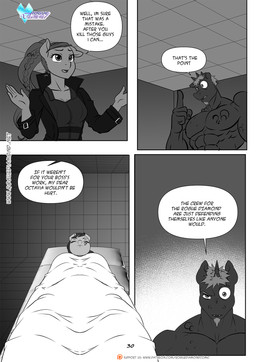 anthro deformed dialogue duo female hair male muscular muscular_male ponytail text pia-sama friendship_is_magic hasbro my_little_pony dog_wrangler_(oc) fan_character octavia_(mlp) equid mammal comic english_text hi_res monochrome url
