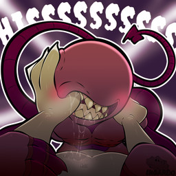 bite bodily_fluids breath dripping drooling duo finger_in_mouth first_person_view male mouth_play musk pinning_down saliva saliva_drip saliva_on_face saliva_string simple_background smile solo_focus tail text unusual_anatomy unusual_tail lucardo_cruz alien_(franchise) omega_kefi ych_(character) alien humanoid monster xenomorph 1:1 hi_res