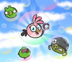 armor beak black_eyes black_tail blue_eyes blue_sky bubble bubble_wand card cloud curled_tail day eyebrows feather_hair feathers female female_feral feral green_body green_eyebrows green_skin green_tail group hair headgear helmet helmet_over_eyes holding_bubble_wand inside_bubble legless light male male_feral midair mouth_closed multicolored_body multicolored_feathers multicolored_hair open_beak open_mouth orange_beak outside pink_body pink_feathers pink_hair pink_tongue pseudo_hair sky smile smiling_at_viewer snarling tail tail_feathers teeth tongue two_tone_body two_tone_feathers two_tone_hair worried_look captainquack64 angry_birds angry_birds_stella rovio_entertainment sega stella_(angry_birds) avian bird domestic_pig mammal suid suine sus_(pig) 2023 colored digital_drawing_(artwork) digital_media_(artwork) english_description hi_res lighting