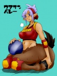 ball breasts clothed clothing elbow_pads female hair holding_ball holding_object hooves humanoid_pointy_ears knee_pads midriff monster_girl_(genre) navel nipple_outline pointy_ears quadruped solo sport adriky1012 heriyama european_mythology greek_mythology mythology centaur equid equid_taur humanoid_taur mammal mammal_taur taur artist_collaboration