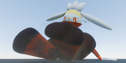 anthro bodily_fluids clothing dirty dirty_clothing dirty_socks duo feet female foot_fetish foot_focus footwear macro macro_female male male/female micro_male musk paws smelly_socks socks soles sweat sweaty_clothing sweaty_footwear sweaty_socks colonthreeguy nintendo pokemon rhodie_(colonthreeguy) generation_8_pokemon pokemon_(species) raboot 2:1 absurd_res hi_res