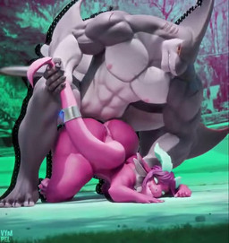 accessory anthro anthro_on_anthro anthro_penetrated anthro_penetrating anthro_penetrating_anthro ass_up big_butt blue_eyes blue_horn bottom_heavy bouncing_butt butt butt_jiggle dominant dominant_male elbow_fin female female_on_bottom female_penetrated fin flat_chested fucked_silly furgonomics genitals grey_body hair hand_on_neck head_fin holding_tail horn huge_butt jewelry jiggling larger_male looking_pleasured male male/female male_on_top male_penetrating male_penetrating_female moan multicolored_body muscular muscular_male on_bottom on_top penetration penile penile_penetration penis pink_body purple_hair ring rough_sex sex size_difference smaller_female submissive submissive_female tail tail_accessory tail_jewelry tail_ring teeth thick_thighs two_tone_body vympel ceraferis_(va) evilaudio1_(va) leodamodeler_(modeler) mythology cera_(ceraferis) kuyo_(arcadegig) aquatic dragon fish mythological_creature mythological_scalie scalie shark 3d_(artwork) 3d_animation animated digital_media_(artwork) short_playtime sound video voice_acted