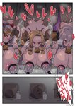 ahoge big_breasts bodily_fluids breast_milking breasts cowbell female from_behind_position fucked_silly glistening glistening_body grey_hair group hair headgear holding_bar horn huge_breasts humanoid_pointy_ears lactating looking_pleasured machine milk milking_machine motion_lines nipples nude open_mouth outline pink_eyes pointy_ears sex sweat white_outline akan_mori cygames granblue_fantasy aliza_(granblue) maria_theresa threo_(granblue_fantasy) horned_humanoid humanoid absurd_res hi_res