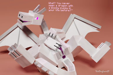 anus blocky blocky_body blocky_snout claws dialogue female feral genitals glowing glowing_eyes horn open_mouth paws puffy_anus purple_eyes simple_background solo spread_legs spreading tail text tongue vulva white_body white_claws white_wings wings thatderglover69 microsoft minecraft mojang mythology xbox_game_studios enderess_light_(thatderglover69) dragon ender_dragon mythological_creature mythological_scalie reptile scalie 3:2 3d_(artwork) absurd_res digital_media_(artwork) english_text hi_res