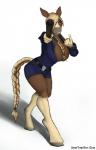 2014 barefoot baton beckoning big_breasts blonde_hair blue_eyes braid breasts brown_fur elaine equine female forefinger fur hair hair_over_eye hooves horse long_hair looking_at_viewer mammal markings naughty_face perspective pinup plain_background police pose seductive shintori smile socks_(marking) solo standing tied_tail uniform white_background
Rating: Questionable
Score: 6
User: Loc0
Date: April 24, 2014