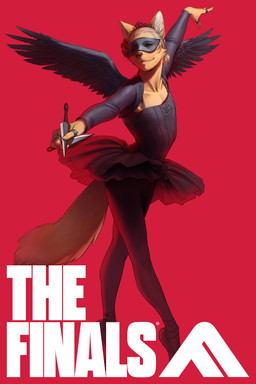 anthro ballet blade blonde_hair bottomwear clothing dance_shoes dancewear dancing femboy footwear fur hair male mask pointe_shoes shoes simple_background skirt smile solo spread_wings text tutu weapon wearing_mask wings yellow_body yellow_fur towa27 the_finals esc_the_fox canid canine fox mammal absurd_res digital_media_(artwork) english_text hi_res
