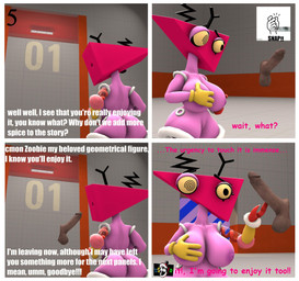 areola big_areola big_breasts big_butt big_eyes breasts brown_penis butt claws clothing disembodied_penis female for_a_head genitals geometric gloves hand_on_breast handwear holding_breast laboratory long_penis looking_at_another looking_at_genitalia looking_up low_light male natural_breasts navel nipples onomatopoeia penis pink_body pink_nipples png_file red_claws solo sound_effects talking_to_another text thick_thighs translucent translucent_arms translucent_legs wide_hips yellow_clothing yellow_eyes yellow_gloves yellow_handwear 5naptrap glitch_productions the_amazing_digital_circus zooble_(tadc) animate_inanimate humanoid living_toy object_head 3d_(artwork) censored comic comic_sans digital_media_(artwork) hi_res impact_(font) source_filmmaker_(artwork)