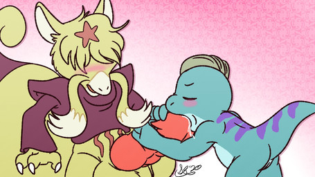 balls big_balls big_penis blue_body blush bodily_fluids claws duo erection fellatio female genitals male open_mouth oral penile penis saliva sex tail tan_body vulva scorpiogustavo nintendo pokemon generation_1_pokemon kadabra machop pokemon_(species) 16:9 widescreen