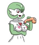 balls bodily_fluids breasts bukkake cum cum_on_breasts disembodied_penis duo female genital_fluids genitals male male/female nipples not_furry penis sex solo_focus arcnod nintendo pokemon gardevoir generation_3_pokemon pokemon_(species)