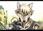 angry anthro black_bars blood bodily_fluids clothing cybernetics damage exposed_endoskeleton looking_at_viewer machine male robotic_reveal shirt solo topwear xxsparcoxx terminator_(franchise) android canid canine canis cyborg mammal robot t-800_series_(terminator) terminators_(terminator) wolf 2016 letterbox