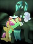 2014 age_difference animal_genitalia anthro anthrofied apple_bloom_(mlp) balls big_penis breast_suck breastfeeding breasts changeling cub cum cutie_mark_crusaders_(mlp) dickgirl dickgirl_on_female equine eyes_closed female friendship_is_magic fur group hair half-closed_eyes holding horn horse horsecock intersex kneeling lamiaaaa mammal my_little_pony orange_fur pegasus penis pony purple_hair queen_chrysalis_(mlp) red_hair scootaloo_(mlp) sitting sweetie_belle_(mlp) two_tone_hair vein white_fur wings yellow_fur young
Rating: Explicit
Score: 25
User: lemongrab
Date: April 08, 2014