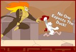 anthro chasing clothing clothing_theft covering covering_self duo fire flaming_hair male melee_weapon muscular muscular_male nude nude_anthro pseudo_hair stealing sword weapon conditional_dnp notkastar rivals_of_aether max_(notkastar) zetterburn anatid anseriform avian bird duck felid lion mammal pantherine animated hi_res