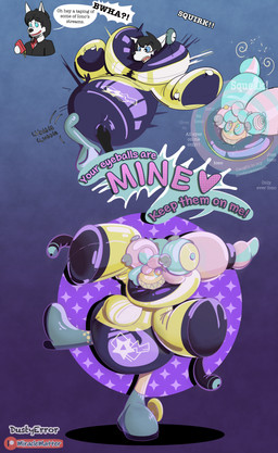 goo_transformation hypnosis identity_change identity_death latex mind_control permanent_smile transformation dustyerror nintendo pokemon iono_(pokemon) canid canine canis domestic_dog human mammal wolf absurd_res hi_res trans_(lore) trans_woman_(lore)
