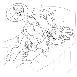 anthro anthro_on_anthro anthro_penetrated anthro_penetrating arms_around_neck arms_around_partner balls bed blush blushing_profusely bodily_fluids cum cum_in_vagina cum_inside duo female female_on_bottom female_penetrated from_front_position furniture genital_fluids genitals hair headboard heart_symbol hero hug leg_wrap lidded_eyes looking_pleasured lying male male/female male_on_top male_penetrating male_penetrating_female missionary_position nude on_back on_bottom on_top penetration penile penile_penetration penis_in_vagina ponytail princess romantic romantic_couple royalty sex simple_background smile sweat tail tail_motion tailwag vaginal vaginal_penetration shenadical sega sonic_the_hedgehog_(series) blaze_the_cat sonic_the_hedgehog domestic_cat eulipotyphlan felid feline felis hedgehog mammal line_art monochrome