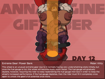 abs anthro areola balls beard biceps big_areola big_balls big_breasts big_muscles big_penis black_clothing body_hair bow_tie breasts brown_balls brown_body brown_fur brown_penis chest_hair clothed clothing erection extreme_gear facial_hair facial_markings fangs footwear foreskin fur fur_markings genitals gynomorph hair hands_behind_head head_markings high-angle_view horn hovercraft huge_breasts huge_penis humanoid_genitalia humanoid_penis hyper hyper_breasts hyper_genitalia hyper_penis intersex leggings legwear looking_at_viewer lying markings monotone_body monotone_fur monowheel mostly_nude muscular muscular_anthro muscular_arms muscular_gynomorph muscular_intersex nipples on_back partially_clothed penis raised_arms raised_leg red_background shoes simple_background smile smiling_at_viewer solo spread_legs spreading tail teeth text thick_penis tight_clothing vehicle white_clothing yellow_eyes annaengine final_fantasy final_fantasy_xiv inktober square_enix kitty_(artistorphy) felid hrothgar mammal 2025 4:3 digital_media_(artwork) english_text hi_res busty_boy_(lore) male_(lore)