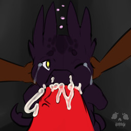 amputee animal_genitalia anthro bodily_fluids crying cum cum_drip cum_from_nose cum_in_mouth cum_in_nose cum_inside disability dripping duo erection fellatio female female_penetrated forced genital_fluids genitals head_grab kneeling looking_at_viewer male male/female male_penetrating male_penetrating_female master nude oral orgasm penetration penile penis rape sex simple_background tears skellertom anise_(skellertom) arkoth reptile scalie 1:1 digital_media_(artwork)