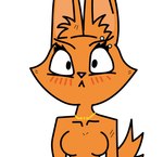 anthro breasts chain ears_up eyebrow_piercing eyeshadow facial_piercing female makeup male male/female nude piercing raised_tail solo tail ccr_graph dreamworks the_bad_guys diane_foxington canid canine fox mammal hi_res