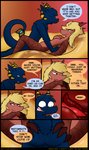 2018 accidentally_gay animal_genitalia anny_rain_dragon anthro anthro_on_anthro anthro_penetrated anthro_penetrating anthro_penetrating_anthro biped blonde_hair blue_body blue_fur butt butt_grab comic dialogue digital_media_(artwork) dragon duo english_text from_front_position fur furred_dragon furred_scalie gender_confusion genital_slit genitals hair hand_on_butt heart_symbol hi_res horn humor internal internal_slit kerinaeros lying male male/male male_penetrated male_penetrating male_penetrating_male missionary_position mythological_creature mythological_scalie mythology on_back orientation_play penetration penile penile_penetration penis scalie sex slit_penetration slit_play speech_bubble straight_to_gay tail tapering_penis text tricked zeptophidia