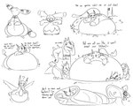 2022 3_toes 4_fingers 5:4 :3 aliasing ambiguous_gender ampharos anthro apode apron apron_only arbok back_spines back_stripes bedroom_eyes belly belly_scales big_belly biped black_and_white black_text bloated blush blush_lines bodily_fluids bottom_heavy broom cactus_creature cactus_humanoid cheek_spots circle_eyes claws cleaning_tool clothing countershade_torso countershading crocodilian crush digital_drawing_(artwork) digital_media_(artwork) elemental_creature elemental_humanoid ellipsis emanata english_text exclamation_point eye_markings eyebrows eyelashes eyes_closed facepalm fangs feet female feral feraligatr fingers flora_fauna flying flying_sweatdrops forked_tongue fur generation_1_pokemon generation_2_pokemon generation_3_pokemon generation_5_pokemon glistening glistening_eyes gloves_(marking) go_ahead_call_x_they_can't_un-y_your_z grass group guide_lines hand_on_hip hatching_(art) head_spines hi_res huge_belly humanoid hyper hyper_belly immobile larger_ambiguous larger_anthro larger_female larger_feral larger_male latias leg_markings legendary_pokemon legless long_tail male mammal maractus markings monochrome morbidly_obese morbidly_obese_female morbidly_obese_feral narrowed_eyes nintendo no_sclera obese obese_female obese_feral open_mouth orb outside overweight overweight_ambiguous overweight_female overweight_feral overweight_humanoid pawpads paws plant plant_humanoid pokemon pokemon_(species) prick_ears profanity question_mark raichu reptile ringed_eyes rock rodent scales scalie scaly_tail seductive serpentine shaded sharp_teeth shrub size_difference sketch sketch_page smaller_ambiguous smaller_feral smile snake snake_hood socks_(marking) spines striped_body striped_ears striped_fur striped_markings striped_neck stripes struggling sweat sweatdrop tail tail_orb tailbutt talking_to_self taunting teeth text text_on_apron text_on_clothing thatoneaceguy thorns tilde_after_text toes tongue totodile tree weight_conscious weight_gain wide_crotch wide_eyed