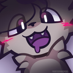 anthro blush bodily_fluids drooling fangs femboy male male/male saliva solo teeth citrysofka boy_kisser_(meme) remy_pawz canid canine canis domestic_dog herding_dog mammal pastoral_dog spitz swedish_vallhund 1:1 hi_res meme