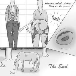 animal_genitalia animal_penis anus backsack balls bottomwear butt clothed clothing equine_genitalia equine_penis erection feral forest fully_clothed genitals grass male mane nude outside pants penis plant ripping solo torn_clothing transformation tree verbal_reaction_to_tf guitarwolf666 equid equine horse human mammal werecreature wereequine werehorse 1:1 comic digital_media_(artwork) greyscale monochrome