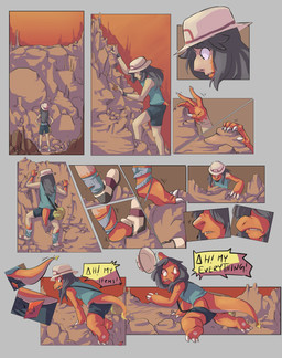 claw_growth claws climbing clothing dialogue female feral finger_claws footwear grey_background growth human_to_feral scale_growth scales simple_background snout snout_growth socks solo species_transformation speech_bubble surprised tail tail_growth text toe_claws torn_clothing torn_footwear torn_socks transformation transformation_sequence fauvfox nintendo pokemon leaf_(pokemon) charmeleon generation_1_pokemon human mammal pokemon_(species) 2017 absurd_res comic english_text hi_res sequence