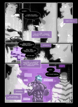 anthro bodysuit clothing duo latex male male/male muscular muscular_anthro muscular_male skinsuit technology text tight_clothing baogacc mythology shiftcore dragon felid mammal mythological_creature mythological_scalie pantherine scalie tiger comic digital_media_(artwork) english_text hi_res