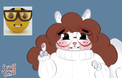 anthro big_breasts blush breasts brown_hair clothing eyelashes eyewear female fluffy fluffy_hair freckled_face freckles fur glasses grey_body grey_fur hair long_eyelashes nerd overweight overweight_female pawpads pink_nose pink_pawpads red_eyewear red_glasses round_glasses shy simple_background solo sweater tail teeth topwear turtleneck underwear white_body white_fur yuka_tanga nerd_emoji_(meme) theo_(yuka_tanga) flying_squirrel japanese_dwarf_flying_squirrel mammal rodent sciurid absurd_res hi_res meme monochrome sketch