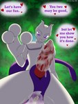 3:4 anthro bodily_fluids comic cum cum_in_ass cum_inside cum_on_penis digital_media_(artwork) dustin_c english_text erection generation_1_pokemon genital_fluids genitals hi_res human legendary_pokemon looking_at_viewer male mammal mewtwo nintendo penis pokemon pokemon_(species) reaching_towards_viewer smile solo spiked_penis spikes spikes_(anatomy) text