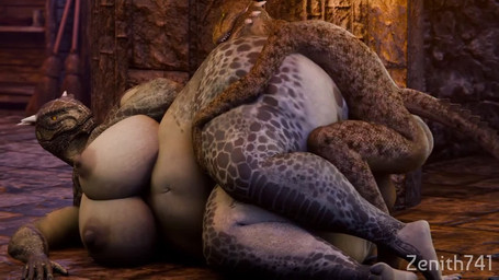 anthro balls belly big_breasts big_butt bouncing_breasts breasts butt butt_jiggle duo female genitals horn huge_breasts huge_butt huge_hips huge_thighs jiggling larger_anthro larger_female larger_penetrated leg_grab lying male male/female mature_female on_side overweight overweight_female penetration sex size_difference small_dom_big_sub smaller_male sound_effects thick_thighs thigh_grab thigh_jiggle wide_hips sound_warning zenith741 microsoft the_elder_scrolls argonian reptile scalie 16:9 3d_(artwork) 3d_animation animated digital_media_(artwork) long_playtime sound webm widescreen