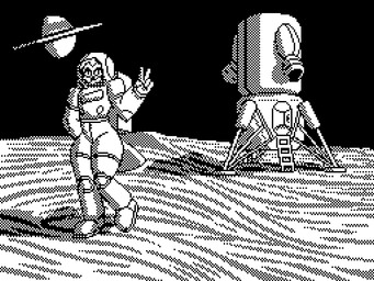 ambiguous_gender anthro black_sky door fingers furgonomics gesture hand_gesture ladder looking_at_viewer planet saturn_(planet) sky solo space spacesuit tail thick_thighs v_sign argentvasimr aster_sinclair avian bird 4:3 black_and_white digital_media_(artwork) monochrome pixel_(artwork)