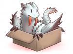 4:3 ambiguous_gender barioth box canes-cm capcom container dragon european_mythology feral flying_wyvern if_it_fits_i_sits_(meme) in_box in_container meme monster_hunter mythological_creature mythological_scalie mythology reptile scalie simple_background solo tail tusks western_dragon white_background wyvern
