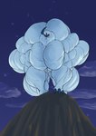 big_muscles cloud duo feral fur huge_muscles hyper hyper_muscles looking_at_viewer looking_from_above male muscular night nude outside sky white_body white_fur sonicgamer nintendo pokemon absol generation_3_pokemon pokemon_(species) 2020 hi_res