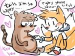 <3 blush canine english_text fox gay katachan male male_pregnancy miles_prower raccoon regular_show rigby sega sonic_(series) text
Rating: Questionable
Score: -2
User: Pokelova
Date: October 28, 2013