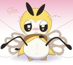 anus female feral genitals pussy solo stick_arms stick_calves stick_legs stick_limbs stick_thighs thin_legs thin_thighs citrine1105 nintendo pokemon arthropod generation_7_pokemon pokemon_(species) ribombee