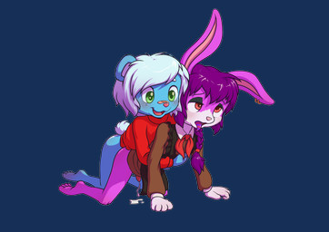 all_fours anal anal_orgasm anal_penetration animal_genitalia animal_penis anthro biped black_hair blue_body blue_fur bodily_fluids braided_hair braided_ponytail clothed clothing countershade_face countershade_torso countershading crossdressing cum cum_on_ground doggystyle duo ear_piercing ear_ring ejaculation erection femboy from_behind_position fur genital_fluids genitals green_eyes hair hands-free interspecies looking_pleasured male male/male male_penetrated male_penetrating male_penetrating_male open_mouth open_smile orgasm penetration penile penile_penetration penis penis_in_ass piercing ponytail red_clothing red_nose red_shirt red_sweater red_topwear ring_piercing school_uniform scut_tail sex shirt short_hair short_tail smile sweater tail tongue tongue_out topwear turtleneck uniform white_body white_countershading white_fur white_hair young young_anthro young_male young_on_young minum teddylucky twinkierabbit bear lagomorph leporid mammal rabbit 2026 absurd_res alpha_channel hi_res