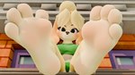 4_toes anthro barefoot blush body_blush feet female foot_blush foot_fetish foot_focus hindpaw humanoid_feet looking_at_viewer low-angle_view paws plantigrade presenting sitting soles solo toes twintails3d highwizard_(modeler) animal_crossing nintendo isabelle_(animal_crossing) canid canine canis domestic_dog mammal shih_tzu toy_dog 16:9 3d_(artwork) 4k absurd_res digital_media_(artwork) hi_res widescreen