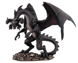 ambiguous_gender bone claws fangs membrane_(anatomy) membranous_wings real sculpture simple_background skull solo statue tail teeth white_background wings unknown_artist mythology dragon mythological_creature mythological_scalie scalie grandfathered_content sculpture_(artwork) source_request traditional_media_(artwork)