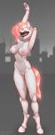 2019 android anthro breasts digital_media_(artwork) equid equine female genitals hi_res horn machine mammal mythological_creature mythological_equine mythology nipples nude pussy reaper3d robot simple_background solo synth_(vader-san) synthetic tail unicorn