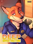 3:4 absurd_res anthro canid canine clothed clothing comic cover disney english_text eyewear fox fur green_eyes hi_res looking_at_viewer male mammal nick_wilde orange_body orange_fur police police_uniform red_fox solo sunglasses text true_fox uniform zootopia zourik