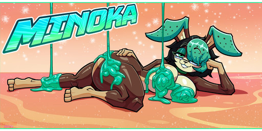 3_toes 4_fingers anthro bedroom_eyes big_breasts big_butt black_hair breasts brown_body brown_fur buckteeth butt collar dessert eyebrow_through_hair eyebrows eyelashes eyeshadow eyewear feet female fingers food food_hair food_on_breasts food_on_butt fur glasses green_collar green_eyes green_eyeshadow green_hair hair hand_on_butt ice_cream ice_cream_on_breasts long_ears looking_at_viewer lying makeup multicolored_body narrowed_eyes pose pouring_on_breasts pseudo_hair seductive simple_background small_waist solo teeth text thick_thighs toes translucent translucent_hair two_tone_body wide_hipped_female wide_hips cydennis2 fan_character food_creature humanoid lagomorph leporid mammal rabbit absurd_res digital_drawing_(artwork) digital_media_(artwork) hi_res pinup