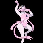 anthro belly_dancing dancing female solo reallydarkandwindie fakemon herpestid mammal mesmerich 1:1 alpha_channel digital_media_(artwork) hi_res