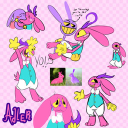 ambiguous_gender anthro antler_growth antler_stump antlers bodily_fluids bottomwear bow_tie clothing duo horn kissing lifting_partner nervous nervous_smile pants sad sharp_teeth smug_grin solo surprised tears teasing teeth text topwear vest bardo_en_krisis glitch_productions the_amazing_digital_circus fan_character jax_(tadc) hare jackalope lagomorph leporid mammal rabbit 1:1 absurd_res english_text hi_res