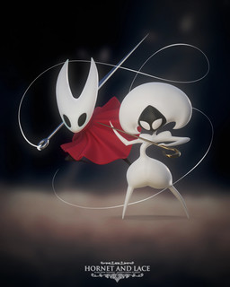 2_horns anthro arms_bent bent_leg black_body black_eyes black_face blurred_background cloak cloak_only clothing duo empty_eyes featureless_crotch featureless_legs featureless_limbs female female_anthro horn light midair mouthless needle_and_thread noseless nude nude_anthro nude_female pose princess red_cloak red_clothing royalty sewing_needle simple_background standing text white_body white_horn michele_garzia hollow_knight:_silksong hollow_knight_(franchise) team_cherry hornet_(hollow_knight) lace_(hollow_knight:_silksong) arachnid arthropod insect 2025 3d_(artwork) 4:5 absurd_res artist_name blender_(artwork) character_name colored digital_media_(artwork) english_description english_text hi_res lighting marmoset_toolbag_(artwork) shaded