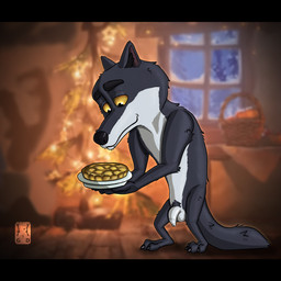 3_toes anthro arched_back balls big_head black_bars black_body black_fur blurred_background casual_exposure casual_nudity claws cooking digitigrade eyebrows fangs feet flaccid food foreskin fur fuzzy genitals grey_body grey_fur half-closed_eyes holding_food holding_object holidays humanoid_genitalia humanoid_penis inner_ear_fluff inside looking_down male narrowed_eyes paws penis photo_background pubes quiche small_balls small_penis smile solo standing tail teeth thick_eyebrows tight_foreskin toes tuft unretracted_foreskin white_body white_fur window yellow_eyes garo_(artist) christmas intermarche_unloved albert_(intermache_unloved) canid canine canis mammal wolf 1:1 2025 absurd_res colored digital_media_(artwork) full-length_portrait hi_res letterbox line_art mixed_media photography_(artwork) portrait signature