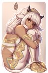 blush breasts cleavage clothed clothing ear_piercing ear_ring female heart_symbol looking_at_viewer piercing ring_piercing smile text evomanaphy fire_emblem fire_emblem_heroes nintendo ash_(fire_emblem) animal_humanoid bovid bovid_humanoid bovine bovine_humanoid cattle_humanoid humanoid mammal mammal_humanoid 2022 colored english_text hi_res