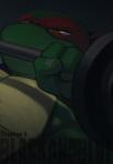 anthro comic cover english_text ninja raphael_(tmnt) reptile scalie sneefee teenage_mutant_ninja_turtles text turtle warrior weights