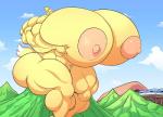 2016 animal_crossing anthro anthrofied big_breasts body_size_growth breast_expansion breasts canid canine canis domestic_dog expansion female growth huge_breasts huge_hips humor hyper hyper_breasts isabelle_(animal_crossing) jaeh macro mammal muscle_growth muscular muscular_anthro muscular_female nintendo nipples shih_tzu size_transformation small_head solo toy_dog transformation what_has_science_done wide_hips